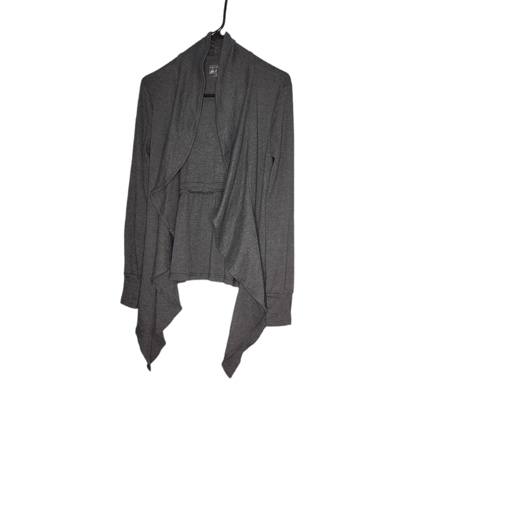Converse one star ruffel front long-sleeved sweater/cardigan size XS